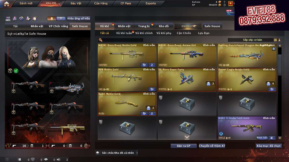 shop acc cf uy tin gia re